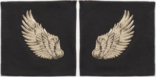 Zuo Metallic Wings Pillows Black & Gold - Set Of 2
