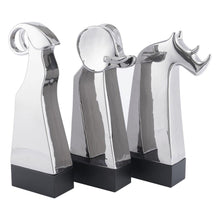 Zuo Elephant with Pedestal Silver