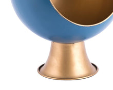 Zuo Round Large Metal Planter Blue