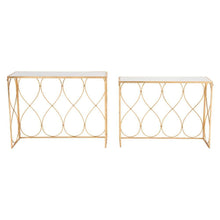 Zuo Twist Console Tables Gold - Set Of 2
