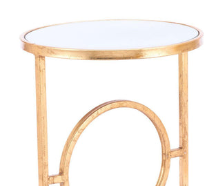 Zuo Aro End Tables Gold - Set Of 2