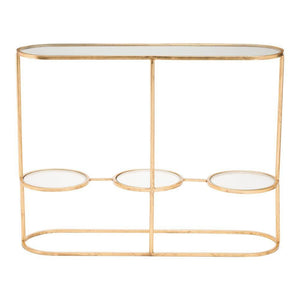 Zuo Aron Console Table - Gold