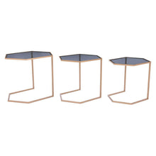 Zuo Geo Nesting Tables Black & Gold - Set Of 3