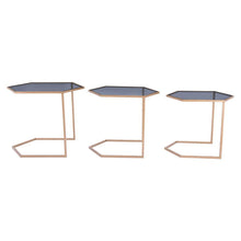 Zuo Geo Nesting Tables Black & Gold - Set Of 3