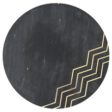 Zuo Rumi Accent Table Set Black Marble & Brass