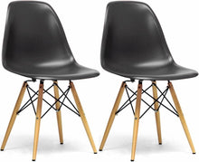 Mod Made Paris Tower Side Chair Wood Leg 2-Pack