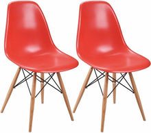 Mod Made Paris Tower Side Chair Wood Leg 2-Pack