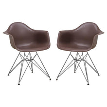 Mod Made Paris Tower Arm Chair Chrome Leg 2-Pack