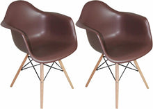 Mod Made Paris Tower Arm Chair Wood Leg 2-Pack