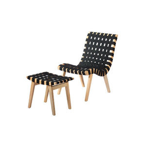 Mod Made Woven Lounge Chair & Ottoman