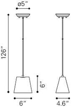 Zuo Auckland Ceiling Lamp