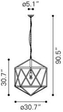Zuo Amethyst Ceiling Lamp
