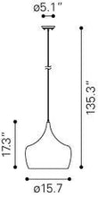 Zuo Copper Ceiling Lamp