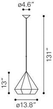 Zuo Forecast Ceiling Lamp