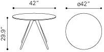 Zuo Grapeland Heights Dining Table