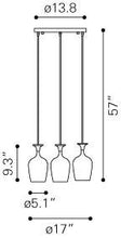 Zuo Ice Ceiling Lamp
