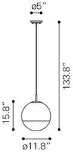 Zuo Kinetic Ceiling Lamp