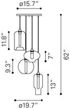 Zuo Lambie Ceiling Lamp