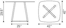 Zuo Lemon Drop Dining Table