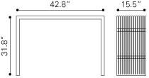 Zuo Novel Console Table