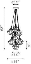Zuo Palmerston Ceiling Lamp