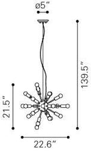 Zuo Pulsar Ceiling Lamp