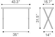 Zuo Renmen Console Table
