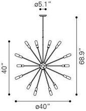 Zuo Sapphire Ceiling Lamp