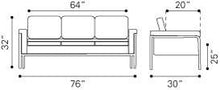 Zuo Singular Sofa