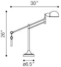 Zuo Skip Table Lamp