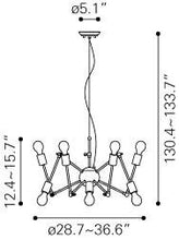 Zuo Sleet Ceiling Lamp