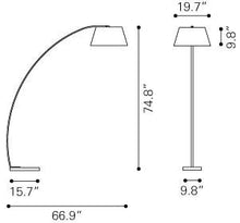Zuo Vortex Floor Lamp